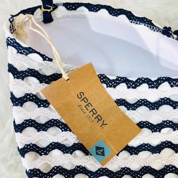 NWT Sperry Seas The Day Nautical Knot Tankini Top - Picture 7 of 8